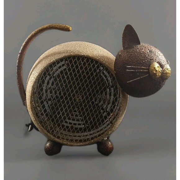 Deco Breeze Cat Figurine Electric Heater Fan Unique Discontinued TESTED WORKING - Picture 12 of 12